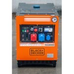 BLACK+DECKER BXGND7900E Diesel Stromaggregat FULL POWER 8 KVA  400V/230V – Bild 3