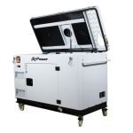 ITC POWER Stromaggregat Diesel 12,5 KVA DG12000XSE-T Wassergekühlt – Bild 4