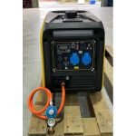 KOMPAK Dual Fuel Inverter Gas Benzin 3900 Watt Stromaggregat 230V – Bild 11