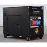 KOMPAK Diesel Stromaggregat Full Power 8 KVA 25L KD8000SE-T-B 400V/230V – Bild 2