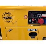 WAGNER Diesel Stromaggregat Full Power 8 KVA KW8000SE-T 230V/400V – Bild 4