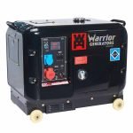WARRIOR 6,25 kVa Silent Diesel Generator Notstromaggregat Stromerzeuger 400V 230V EU5 Funkstart – Bild 2