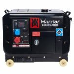 WARRIOR 6,25 kVa Silent Diesel Generator Notstromaggregat Stromerzeuger 400V 230V EU5 Funkstart – Bild 3