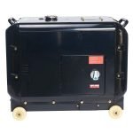 WARRIOR 6,25 kVa Silent Diesel Generator Notstromaggregat Stromerzeuger 400V 230V EU5 Funkstart – Bild 5